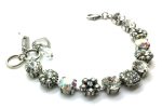 Bracelet By Mariana Woman Classic Clear and Aurore Boreale Swarovski Crystals - Image 3