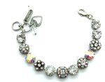 Bracelet By Mariana Woman Classic Clear and Aurore Boreale Swarovski Crystals - Image 2