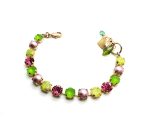 Mariana Bracelet Beautiful Apple Green Swarovski Crystal - Image 2