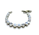Mariana Bracelet Tanzanite Beautiful Opalit Stone & Clear Austrian Crystals My Treasures Coll. - Image 3