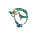 Mariana Bracelet Mineral Stone & light Blue Swarovski Crystal Tranquility Sweet Summer Coll. - Image 2