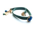 Mariana Bracelet Mineral Stone & light Blue Swarovski Crystal Tranquility Sweet Summer Coll.