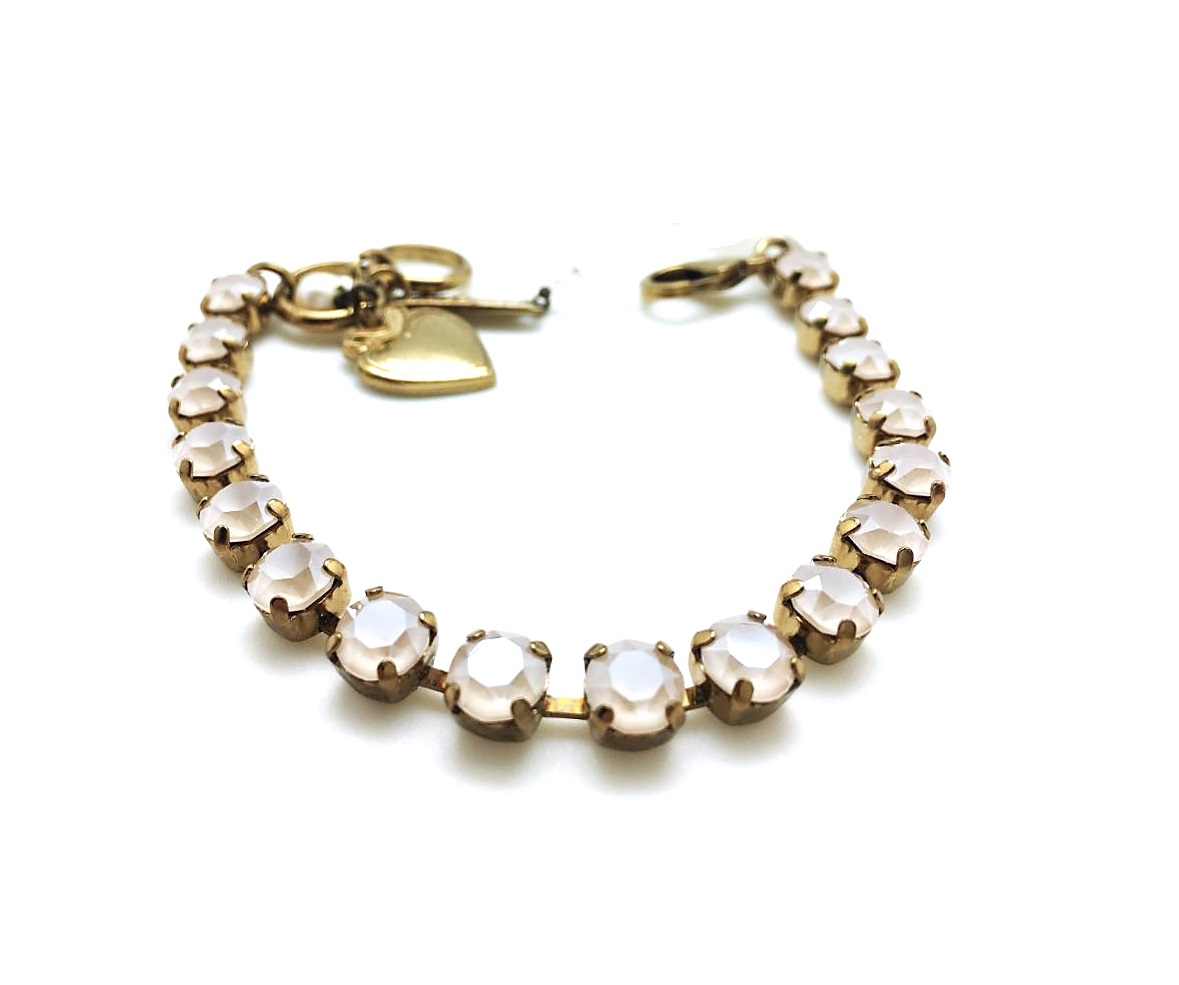 B-4430-249249-EG (2) Mariana Bracelet Beautiful Cream Pearl Swarovski Crystal Happy Day Icons Coll. - Image 1