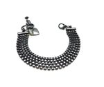 Bracelet By Mariana My Treasures Coll. Beautiful Silver Met Light Gold Swarovski Crystals