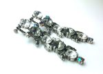 Mariana Earrings Clear & Black Diamond Rich Austrian Crystal 2019 Special Coll. - Image 3