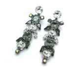 Mariana Earrings Clear & Black Diamond Rich Austrian Crystal 2019 Special Coll.