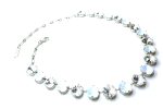 Mariana Necklace White & Clear Cushion on Austrian Crystals On A Clear Day Inspiration - Image 2