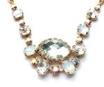 Mariana Pendant Necklace Faceted Oval Shape Clear Swarovski Crystal On A Clear Day Inspiration Coll. - Image 2