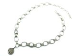 Mariana Pendant Necklace Coin & Cushion Clear Swarovski Crystal On A Clear Day Inspiration Coll.