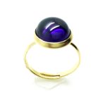 Mariana Ring Beautiful Circle Shape Ametyst Stone - Image 2