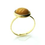 Mariana Ring Yellow Jasper Beautiful circle Shape - Image 2