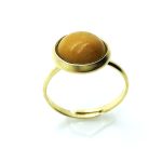 Mariana Ring Yellow Jasper Beautiful circle Shape