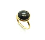 Mariana Ring Beautiful circle Shape Pyrite Stone - Image 2