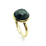 Mariana Ring Beautiful circle Shape Hametite Stone