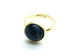 Mariana Ring Beautiful Circle Shape Sodalite Stone Adjustable - Image 3