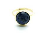 Mariana Ring Beautiful Circle Shape Sodalite Stone Adjustable - Image 2