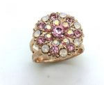 Mariana Ring Rose Quartz Mineral & Crystal Swarovski My Treasures Coll. - Image 2