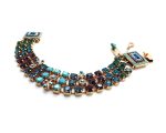 Bracelet By Mariana Woman Beautiful Zircon and Amethyst Swarovski Crystals-RG - Image 2
