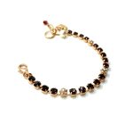 Mariana Bracelet Beautiful Pearl Stone & Black Swarovski Crystal - Image 2