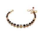 Mariana Bracelet Beautiful Pearl Stone & Black Swarovski Crystal - Image 3