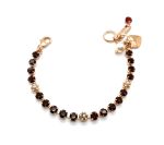 Mariana Bracelet Beautiful Pearl Stone & Black Swarovski Crystal