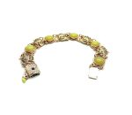 Bracelet By Mariana Inspiration Coll. Beautiful Yellow and Brown Swarovski Crystals - Image 3