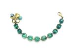 Bracelet By Mariana Woman Beautiful Oval Shape Faceted Blue Topaz Mineral