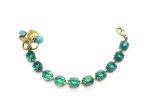 Bracelet By Mariana Woman Beautiful Oval Shape Faceted Blue Topaz Mineral - Image 2