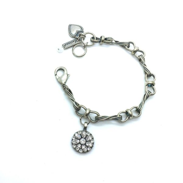 Mariana Bracelet Chain Guardian Angel Clear Austrian Crystals On A Clear Day Sweet Summer Coll.