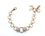 Bracelet By Mariana Woman Gorgeous Chain Clear Swarovski Crystals - Image 2