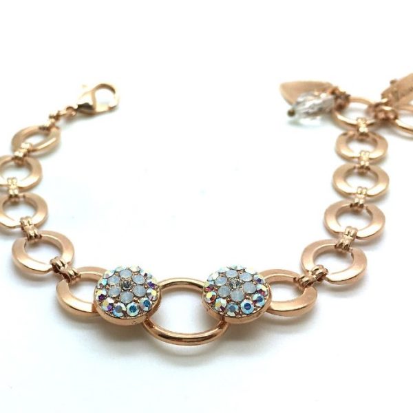 Bracelet By Mariana Woman Gorgeous Chain Clear Swarovski Crystals