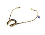 Bracelet By Mariana Woman Hyacinth Beautiful Horseshoe Black Swarovski Crystals