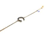 Bracelet By Mariana Woman Hyacinth Beautiful Horseshoe Black Swarovski Crystals - Image 3