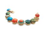 Bracelet By Mariana My Treasures Coll. Shell, Opalite Minerals and Swarovski Crystals - Image 2