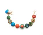 Bracelet By Mariana My Treasures Coll. Shell, Opalite Minerals and Swarovski Crystals