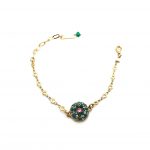 Bracelet By Mariana My Treasures Coll. Pacific Beautiful Flower Blue Swarovski Crystals - Image 2