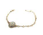 Bracelet By Mariana Woman Beautiful Pearl Mineral and Blue Swarovski Crystals - Image 3