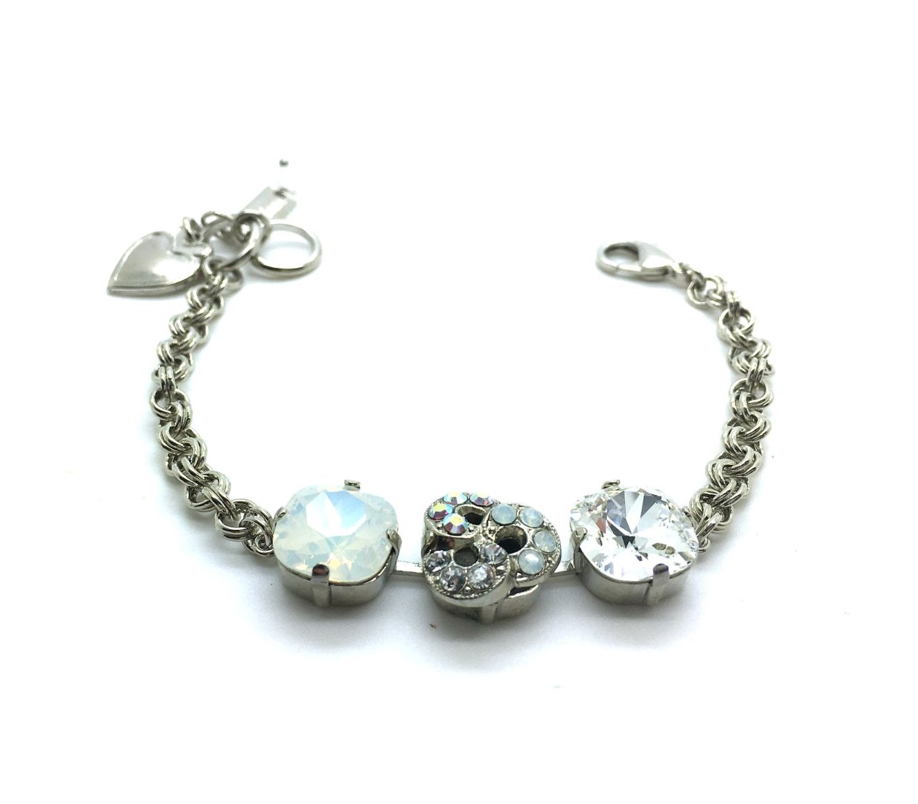 B-4326-6-001-RO (3) Mariana Bracelet Exquisite Design Clear Austrian Crystals On A Clear Day Sweet Summer Coll. - Image 1