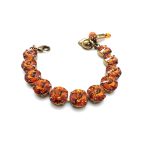 Bracelet By Mariana My Treasures Coll. Beautiful Topaz Swarovski Crystals - Image 3