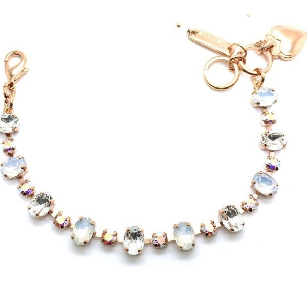 Mariana Bracelet Brilliant Austrian Crystals with Heart Pendant On A Clear Day Sweet Summer Coll.
