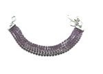 Bracelet By Mariana Inspiration Coll. Beautiful 5 Row Purple Swarovski Crystals - Image 3