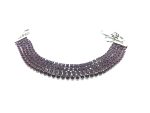 Bracelet By Mariana Inspiration Coll. Beautiful 5 Row Purple Swarovski Crystals