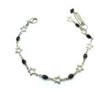 Mariana Bracelet Charming Star Shape & Black Crystal Swarovski My Treasures Coll.