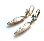 Mariana Earrings Fashionable Drop Austrian Crystals Gardenia Botanica Coll. - Image 2