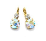 Earrings By Mariana Woman Lovely Clear and Aurora Borealis Swarovski Crystals - Image 3