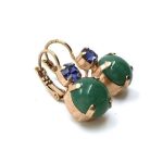 Mariana Earrings Adorable Round Drop Green Aventurine Mineral My Treasures Coll. - Image 3