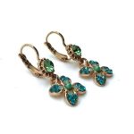 Mariana Earrings Lovely Butterfly Shape Crystal Swarovski Congo Africa Coll. - Image 3