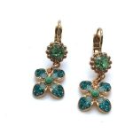 Mariana Earrings Lovely Butterfly Shape Crystal Swarovski Congo Africa Coll.