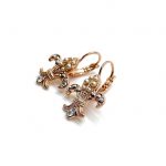 Mariana Earrings Pearl & Silver Austrian Crystals East Meets West Coll. - Image 2