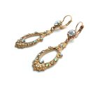 Mariana Earrings Fashionable Clear Crystal Swarovski Aurora Odyssey Coll.